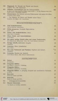 Zeitschriften (Nr. 845-867)