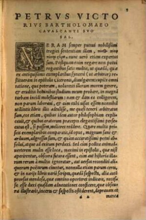 Petri Victorii Explicationes suarum in Ciceronem Castigationum