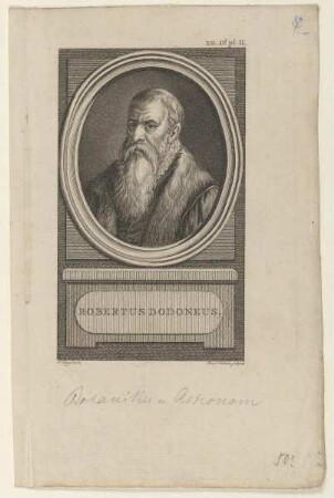 Bildnis des Robertus Dodoneus