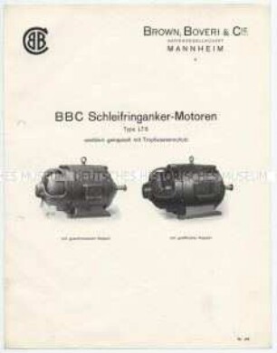 Schleifringanker-Motoren Type LTS
