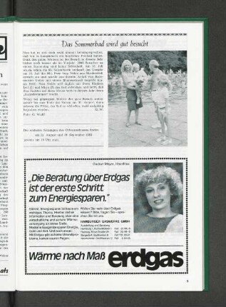 Das Sommerbad wird gut besucht
