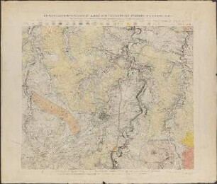 Geognostisch-Bergmännische Karte Der Umgegend Von Freiberg Im K. S. Erzgebirge