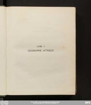 Livre I Géographie Actuelle