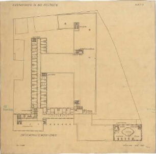 Fischer, Theodor; Bad Kissingen; Kurhaus-Hotel - Grundriss Zwischengeschoss