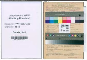 Entnazifizierung Karl Bartels , geb. 11.10.1921 (Tierarzt)
