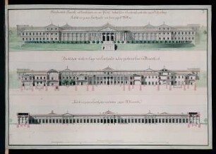 Wahrscheinliche Standriße und Durchschnitte von des Plinius toscanischen Landhauße, nach deßen eigner Beschreibung