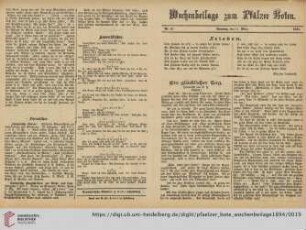 Nr. 10 - Nr. 12 (11. März - 25. März)