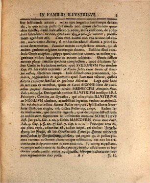 De Mvtatione Svccessionis In Familiis Illvstribvs