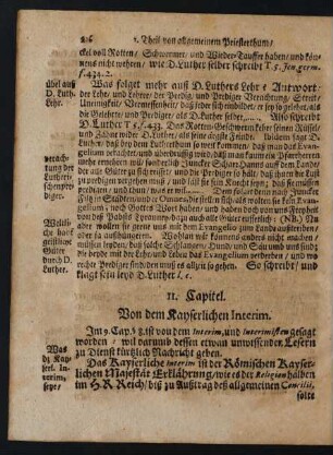 11. Capitel. Von dem Kayserlichen Interim.