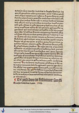 De piscibus in festivitate sancti Goaris
