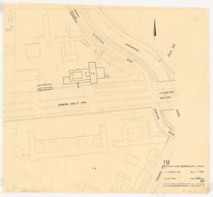 Technische Universität Berlin Technische Chemie (Franz-Fischer-Bau): Lageplan, 1:1000