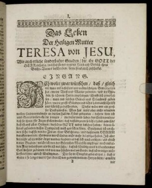 Das Leben Der Heiligen Mutter Teresa von Jesu [...]