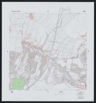 28 [= früher 34] : Gemarkungen Dresden Hellerau, Wilschdorf, Klotzsche, Hellerberge, 1995 : 28 [= früher 34] : Gemarkungen Dresden Hellerau, Wilschdorf, Klotzsche, Hellerberge. - 4. Aufl. - [Dresden : Stadtvermessungsamt], 1995. - 1 Kt. : mehrfarb.