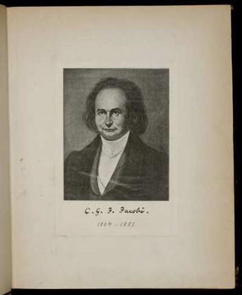 C. G. J. Jacobi. 1804 – 1851