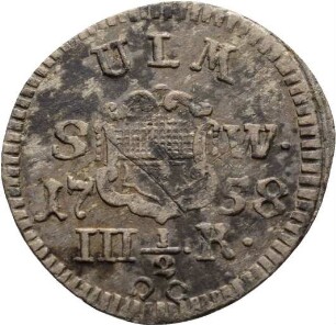 Münze, 3 1/2 Kreuzer, 1758