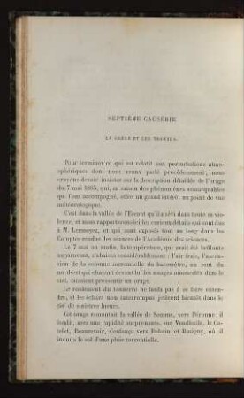 Septième causerie [...]