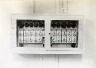 Städtisches Klinikum. Kesselhaus - Schalttafel