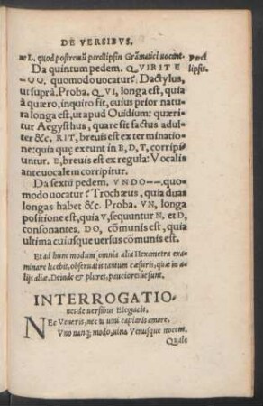 Interrogationes de versibus Elegiacis.