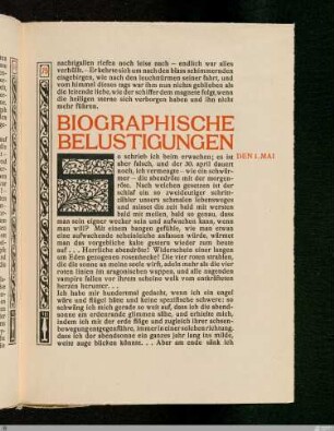 Biographische Belustigungen