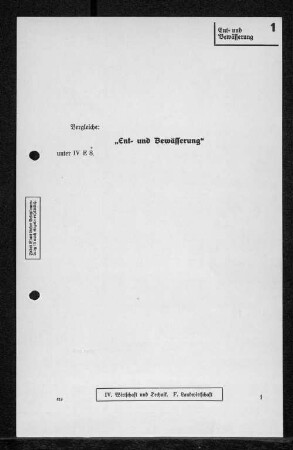 1 Ent- und Bewässerung