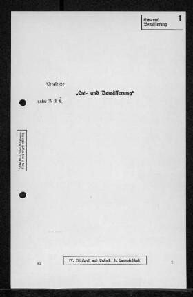 1 Ent- und Bewässerung