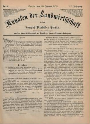 No. 6. Berlin, den 18. Januar 1873. XIII. Jahrgang.