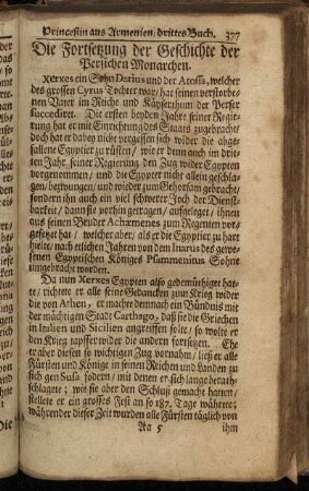 Die Fortsetzung der Geschichte der Persischen Monarchen.