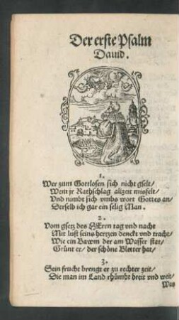 Der erste Psalm David.