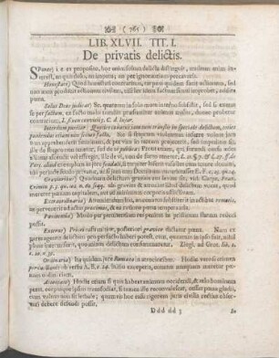 Tit. I. De privatis delictis.