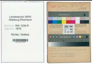 Entnazifizierung Walther Richter , geb. 05.04.1897 (Beamter)