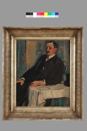 Bildnis Benno Baruch (sitzend) / Herrenbildnis (sitzend) / porträt Freundlich / Bildnisstudie (sitz. Herr)
