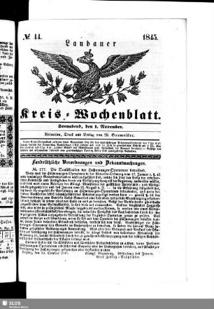 Laubaner Kreis-Wochenblatt