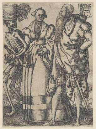 Blatt 7 (von 7) aus der Serie "Der Totentanz"