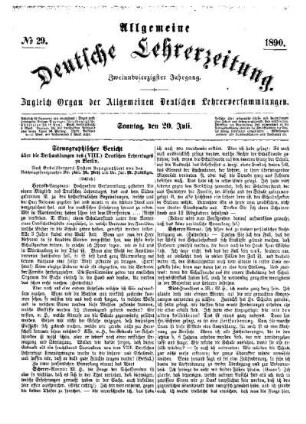 Stenographischer Bericht über die Verhandlungen des (VIII.) Deutschen Lehrertages zu Berlin (Schluß)