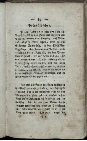 Prinz Lieschen.