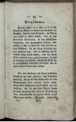 Prinz Lieschen.