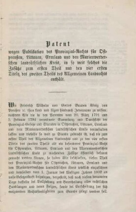 Patent wegen Publikation ...