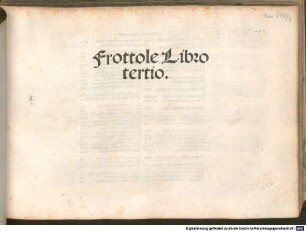 Frottole Libro .... 3. - (6.2.1504)