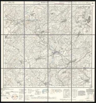Meßtischblatt 132(3185) : Mühltroff (Lössau), 1937 : Mühltroff (Lössau). - Umdr.-Ausg., aufgen. 1907, hrsg. 1909, bericht. 1925, thüring. Teil 1927. - 1:25000. - Leipzig, 1937. - 1 Kt.