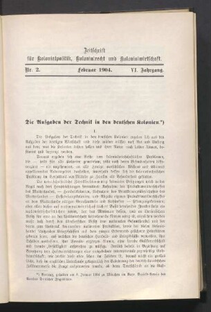 Nr. 2. Februar 1904