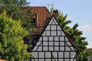 Quedlinburg - Wand eines Fachwerkhauses