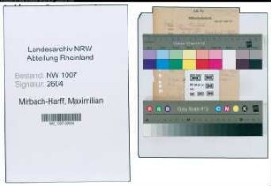 Entnazifizierung Maximilian Graf von Mirbach-Harff , geb. 14.07.1880 (Landwirt)