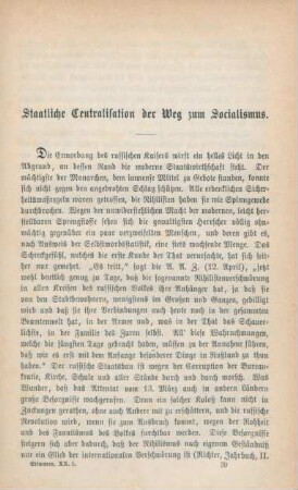 453-467 Staatliche Centralisation der Weg zum Socialismus