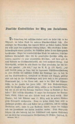453-467 Staatliche Centralisation der Weg zum Socialismus