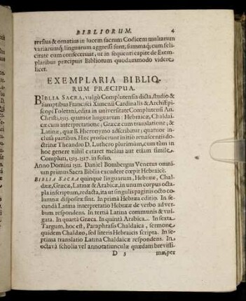 Exemplario Bibliorum Praecipua
