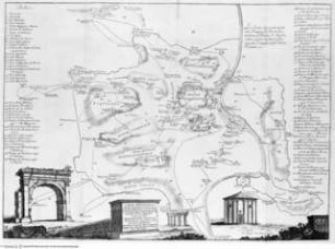 Accurata E Succinta Descrizione Topografica Delle Antichità Di Roma - Tav. acc. a p. 1 Roma, pianta della città antica
