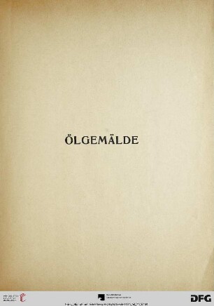 3-10 Ölgemälde (Nr. 1-81)