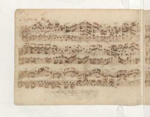 Sinfonien; cemb; A-Dur; BWV 798