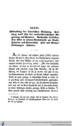 XXXVI.Abdankung der baierischen Besatzung