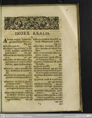 Index Realis